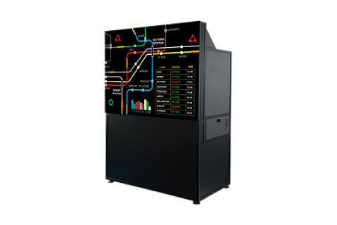 70 in. HD video wall display cube image 1