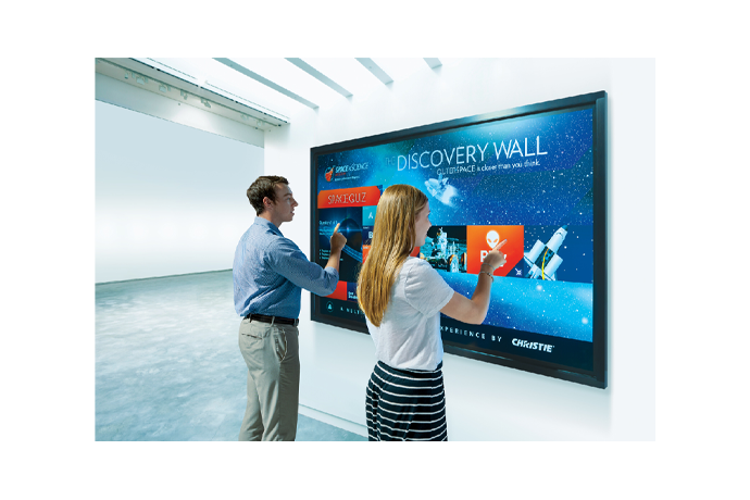 Multi-touch LCD video wall
