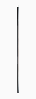 20005 Extension rod for microphone stands - black image 1