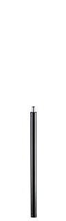 20002 Extension rod for microphone stands - black image 1