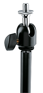 19695 Universal joint black 3/8" male thread image 1