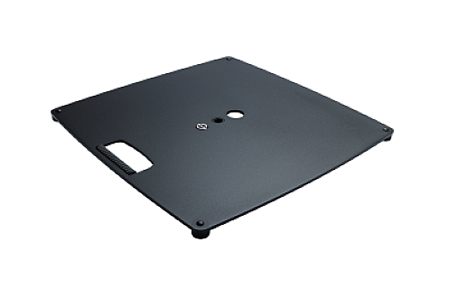 Base plate L structured black image 1