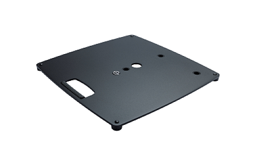 26713 Base plate M (3 x M20) structured black image 1