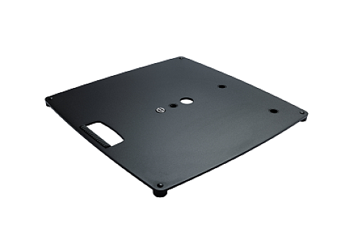 Base plate L (3 x M20) structured black image 1