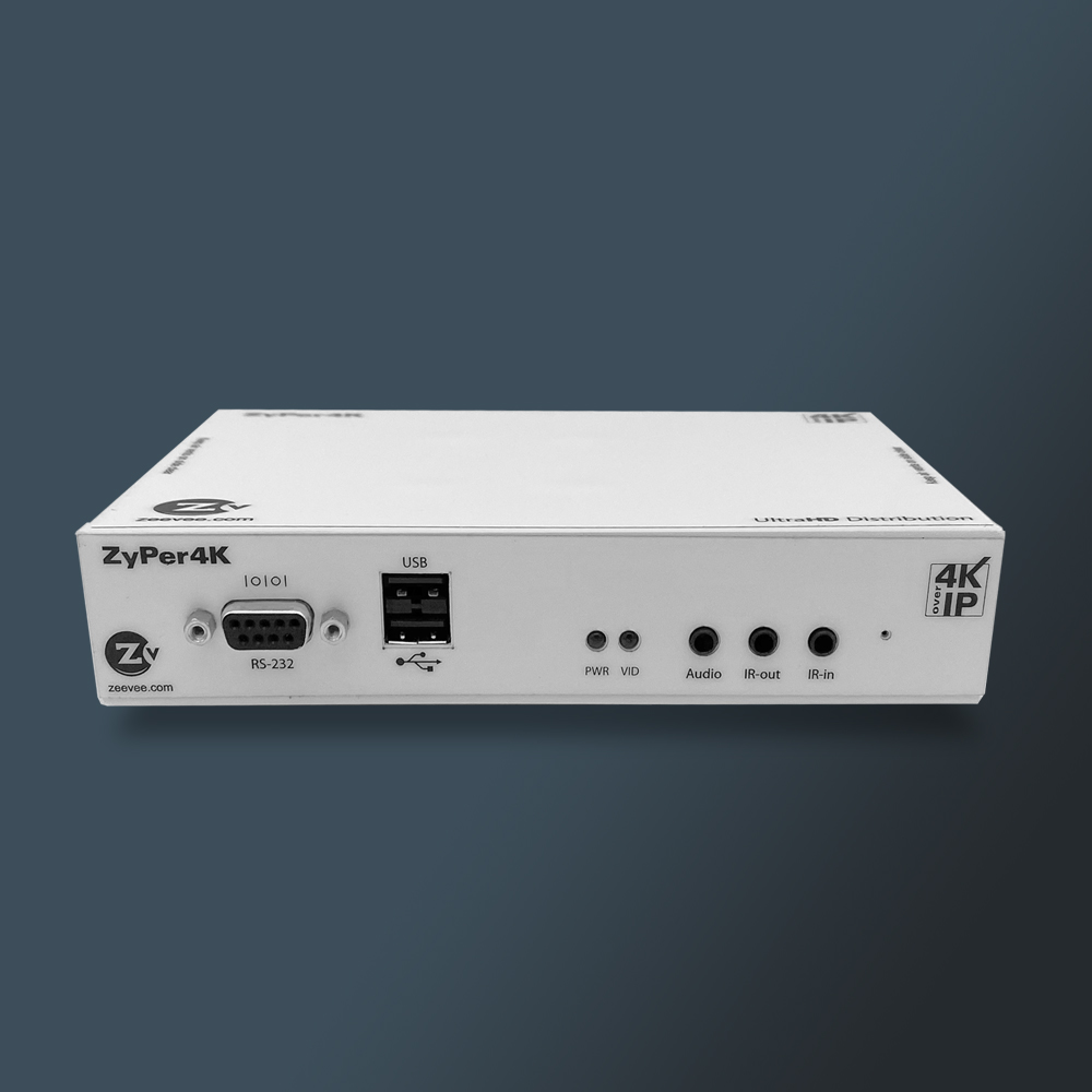 ZyPer4K Extended HDMI 2.0 & analog Video Copper Encoder with USB