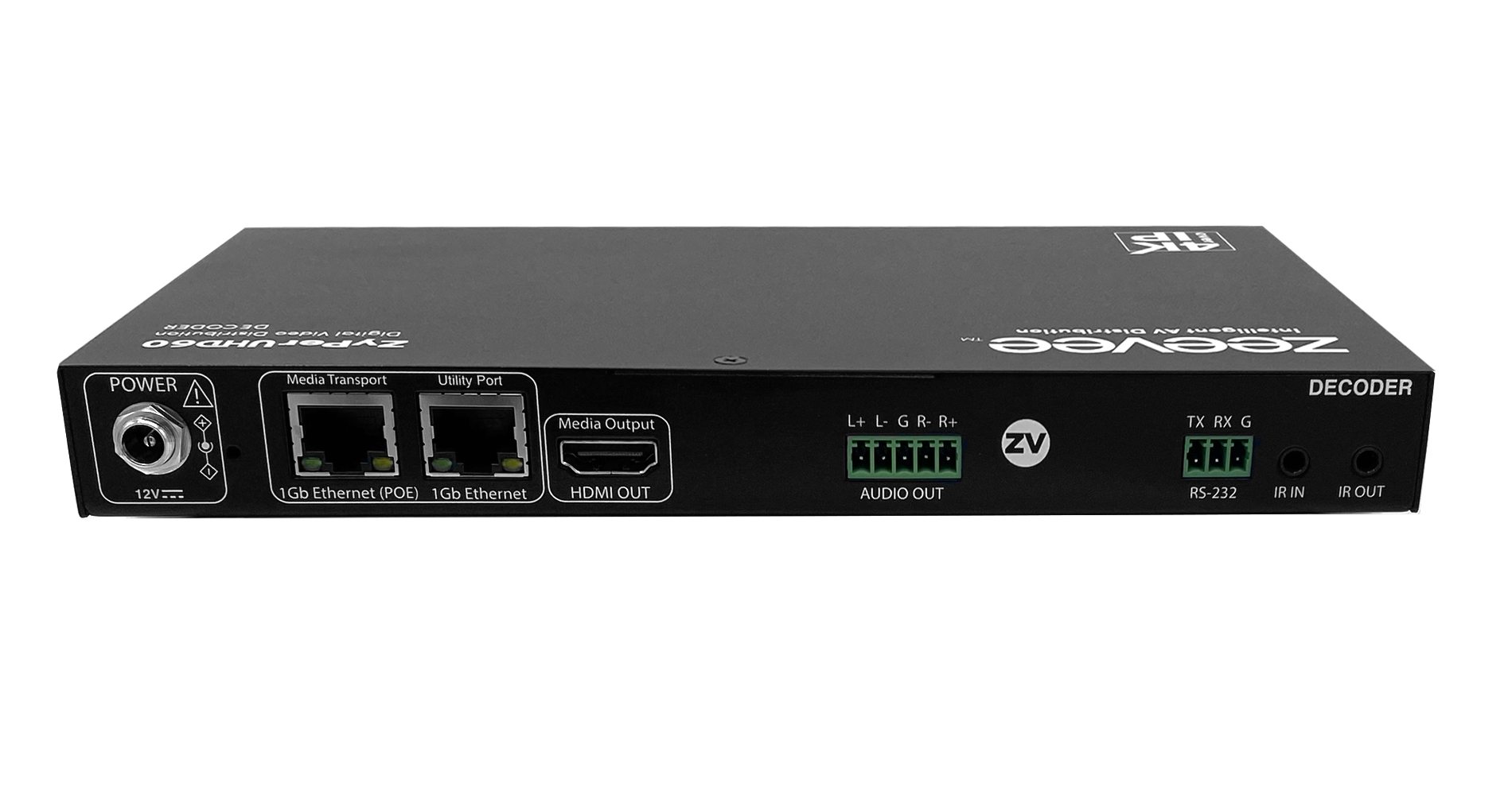 ZyPerUHD60 Decoder, Dual 1G LAN