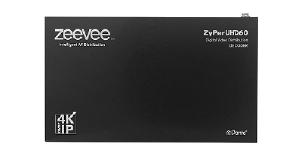 ZyPerUHD60 Decoder Single LAN with Dante image 1