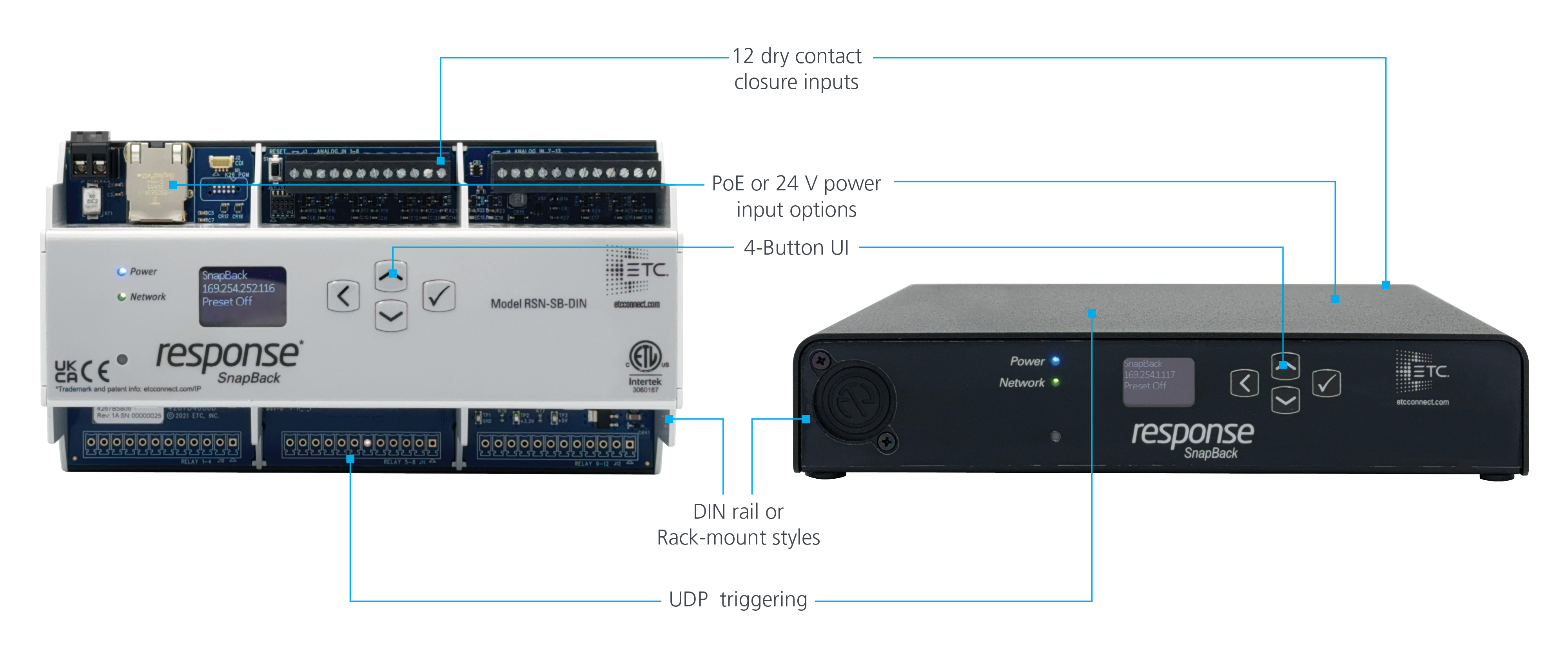 Response SnapBack Rack-Mount