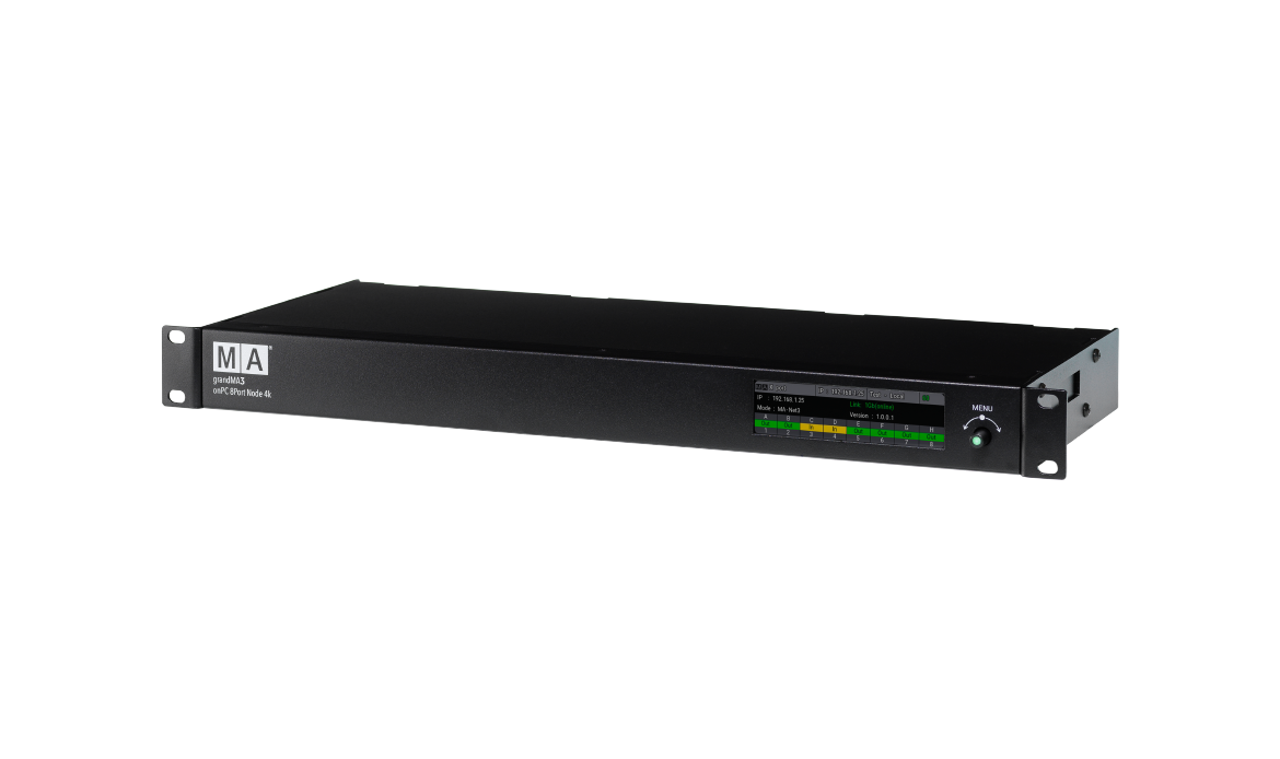 grandMA3 onPC 8Port Node 4k PoE