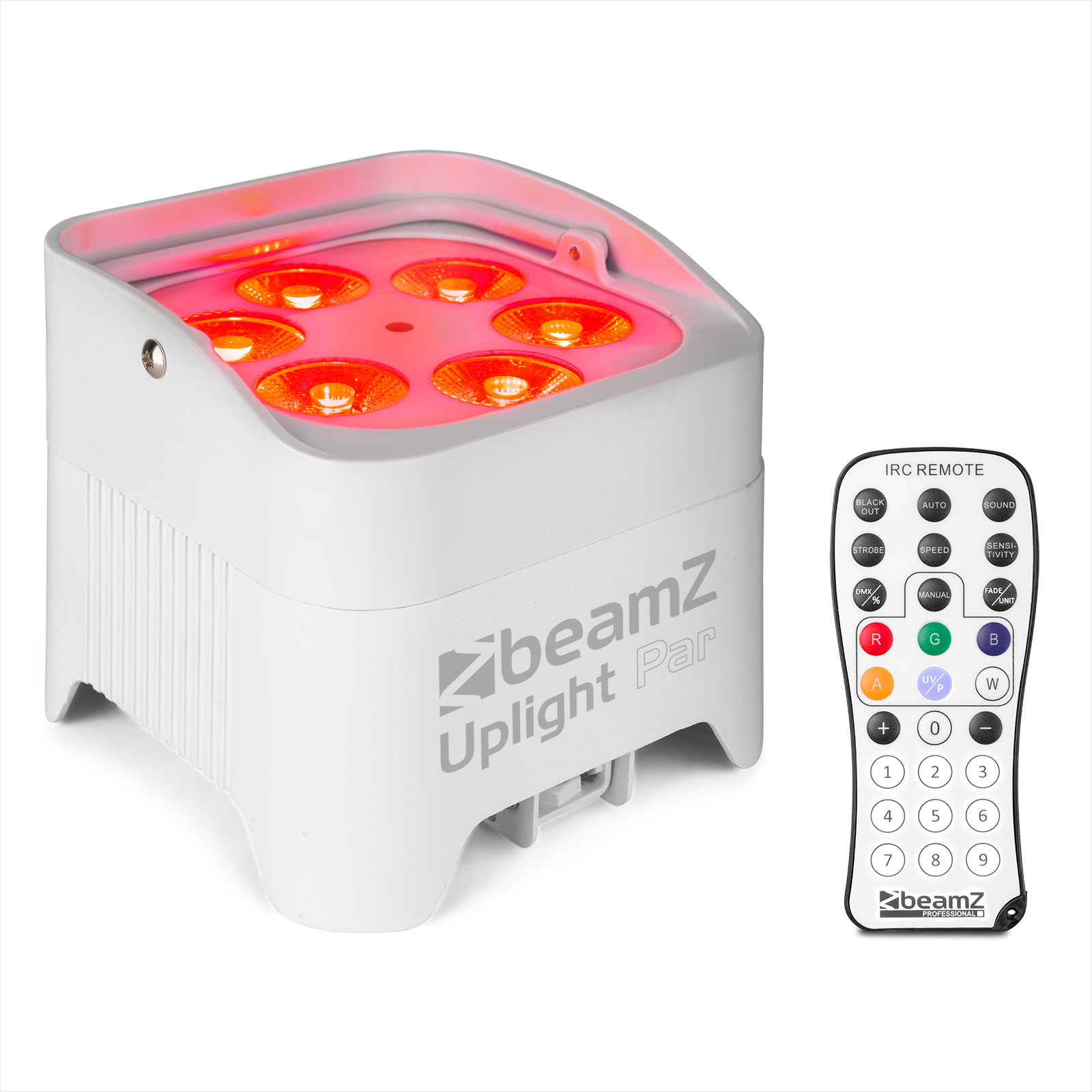 BBP96SW Battery Uplight Par 6x 12W WDMX