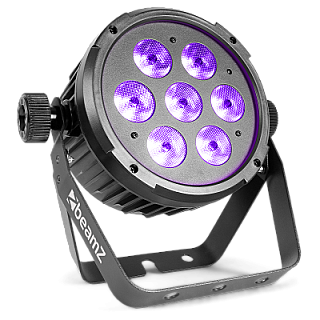 BT280 LED Flat Par 7x10W 6-in-1 RGBAW-UV image 1