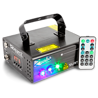 Surtur II Double Laser RG Gobo DMX IRC 3W Blue LED image 1