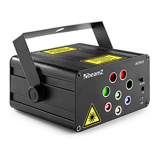 Acrux Quatro R/G Party Laser System with RGBW LEDs image 1