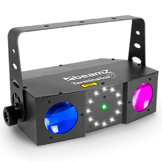 Terminator IV LED Double Moon with laser and strobe image 1