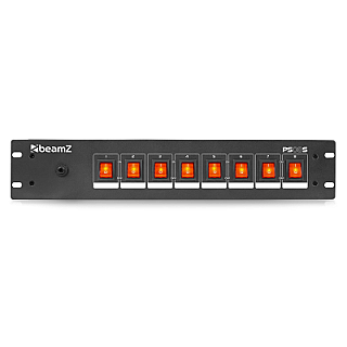 PS08S Switch Panel 8-Channel Schuko Sockets image 1