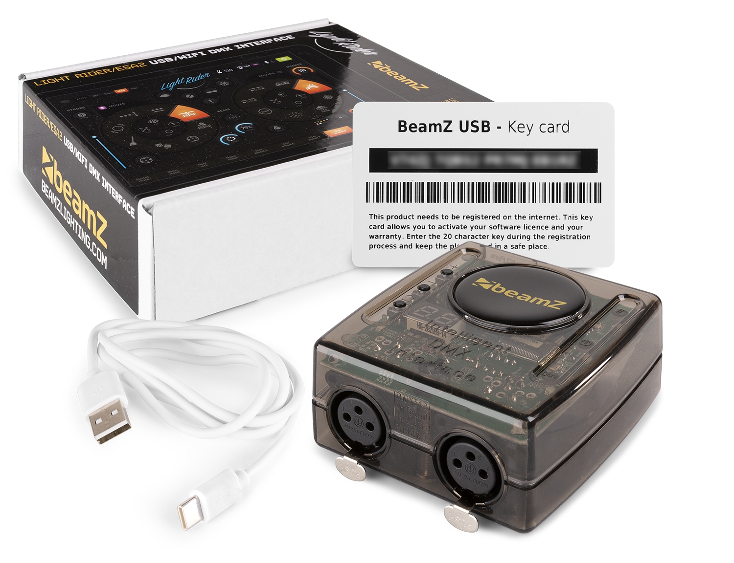 USB DMX Interface with Light Rider/ESA2