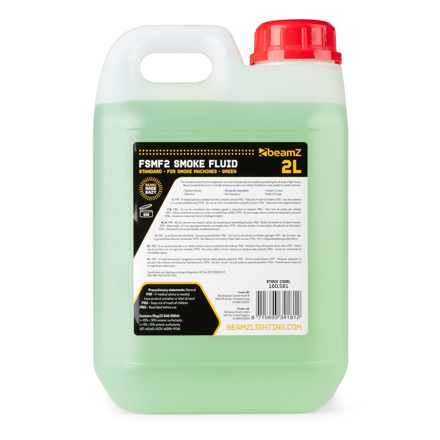 FSMF2 Smoke Fluid 2L Standard Green