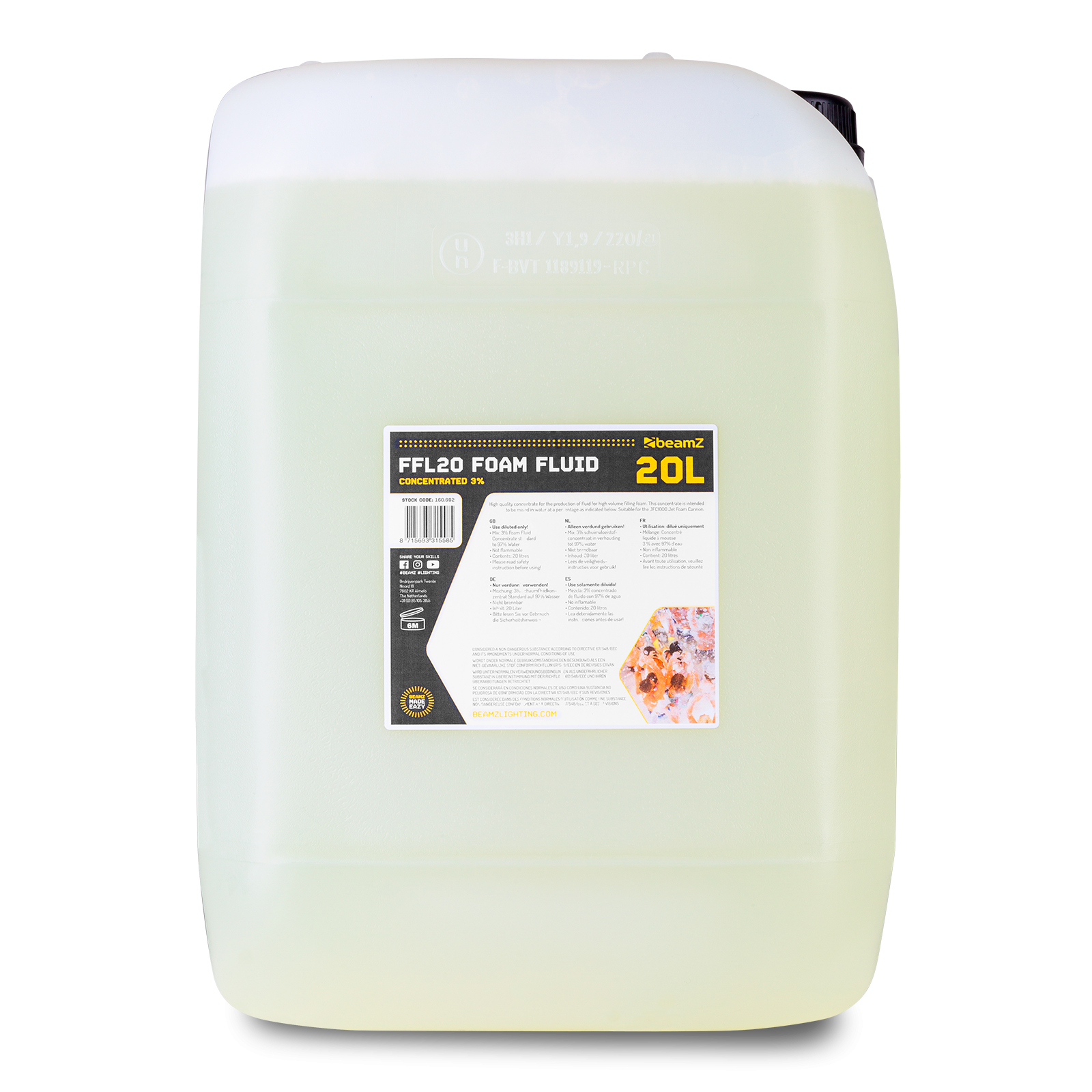 FFL20 Foam Fluid 20L Concentrated
