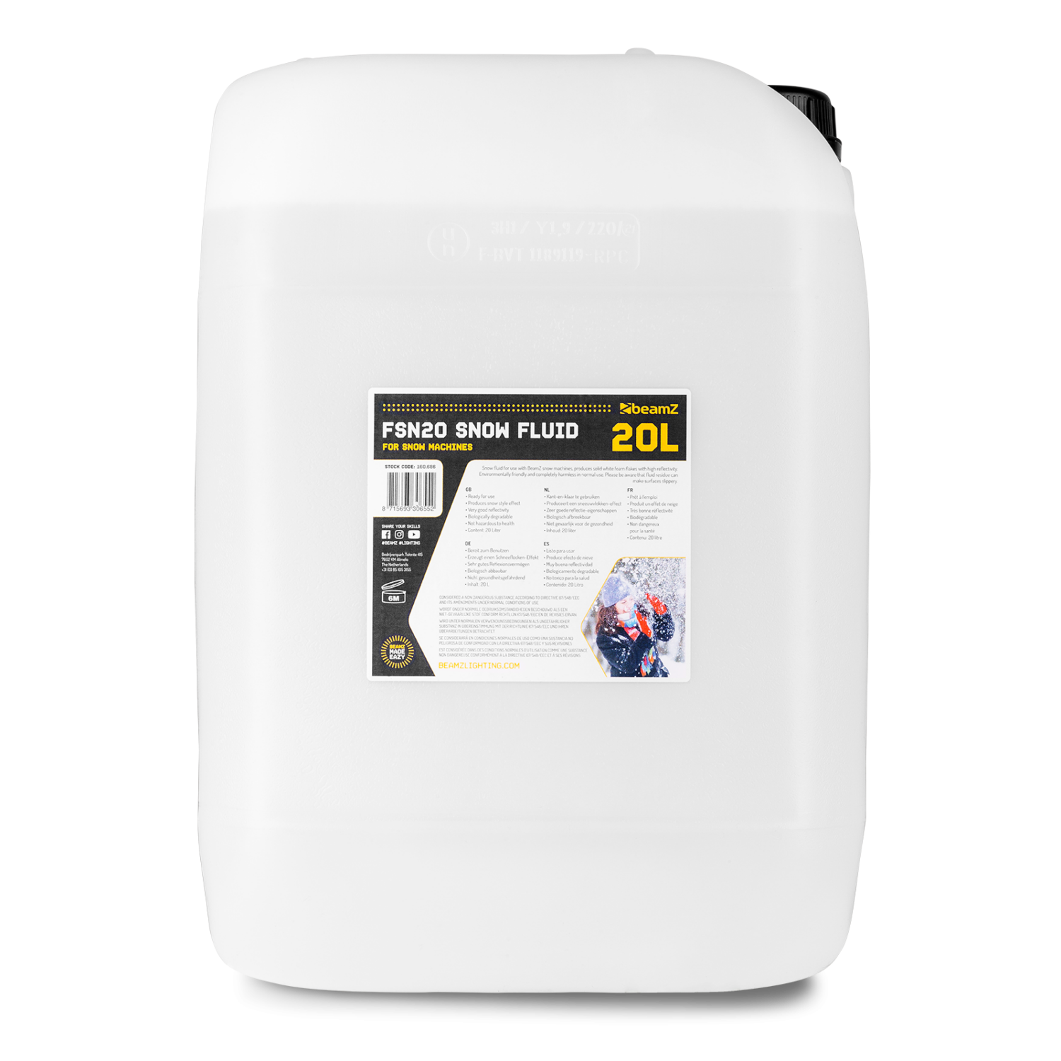 FSNF20 Snow Fluid 20L Concentrate 5%