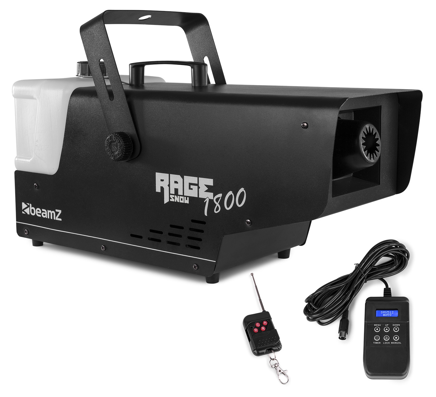 Rage 1800 Snow Machine with Wireless and Timer Controller
