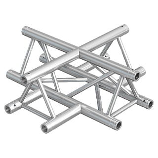 P33-T38 Truss 3-way T vertical apex down image 1