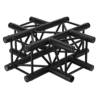 P30-C41 Truss 4-way cross Black image 1