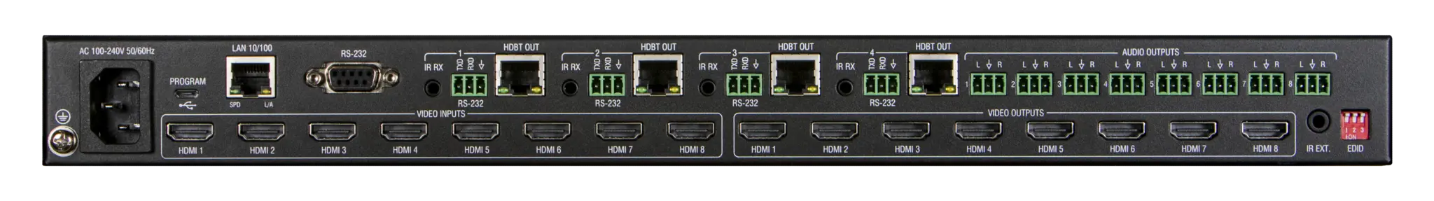 Precis 8x8+4 4K60 HDMI Matrix Switcher
