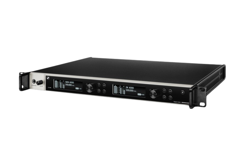 EM 6000 DANTE Two-Channel Digital Wireless Receiver with Dante