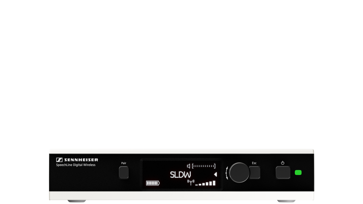 SL Rack Receiver DW Rack-Mount Digital Wireless Receiver