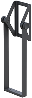 BRKQRP40 Fork/swivel bracket without STMT image 1