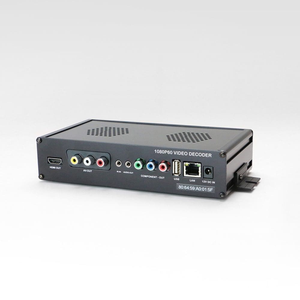 ANT-4000D HDMI, VGA, DVI & Composite H.264 HD 1080P60 Video Decoder