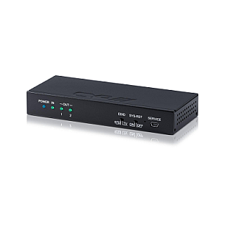 QU-12S – 1 to 2 HDMI Distribution Amplifier with System Reset image 1