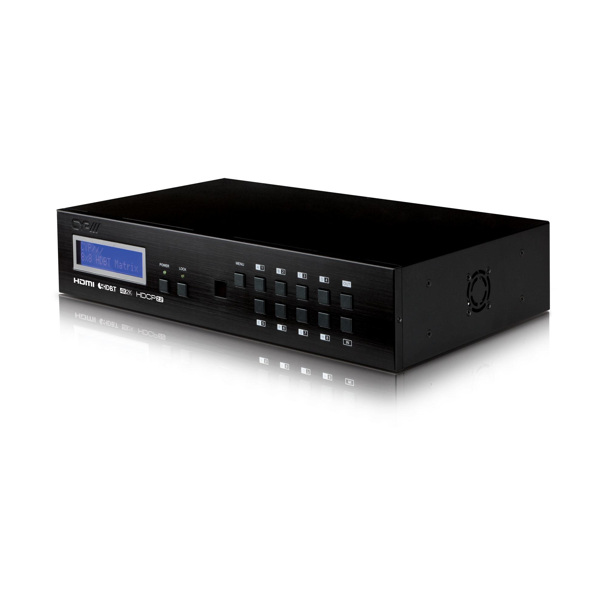 PU-8H8HBTPL-4K22 8 x 8 4K HDMI HDBaseT1 LITE Matrix