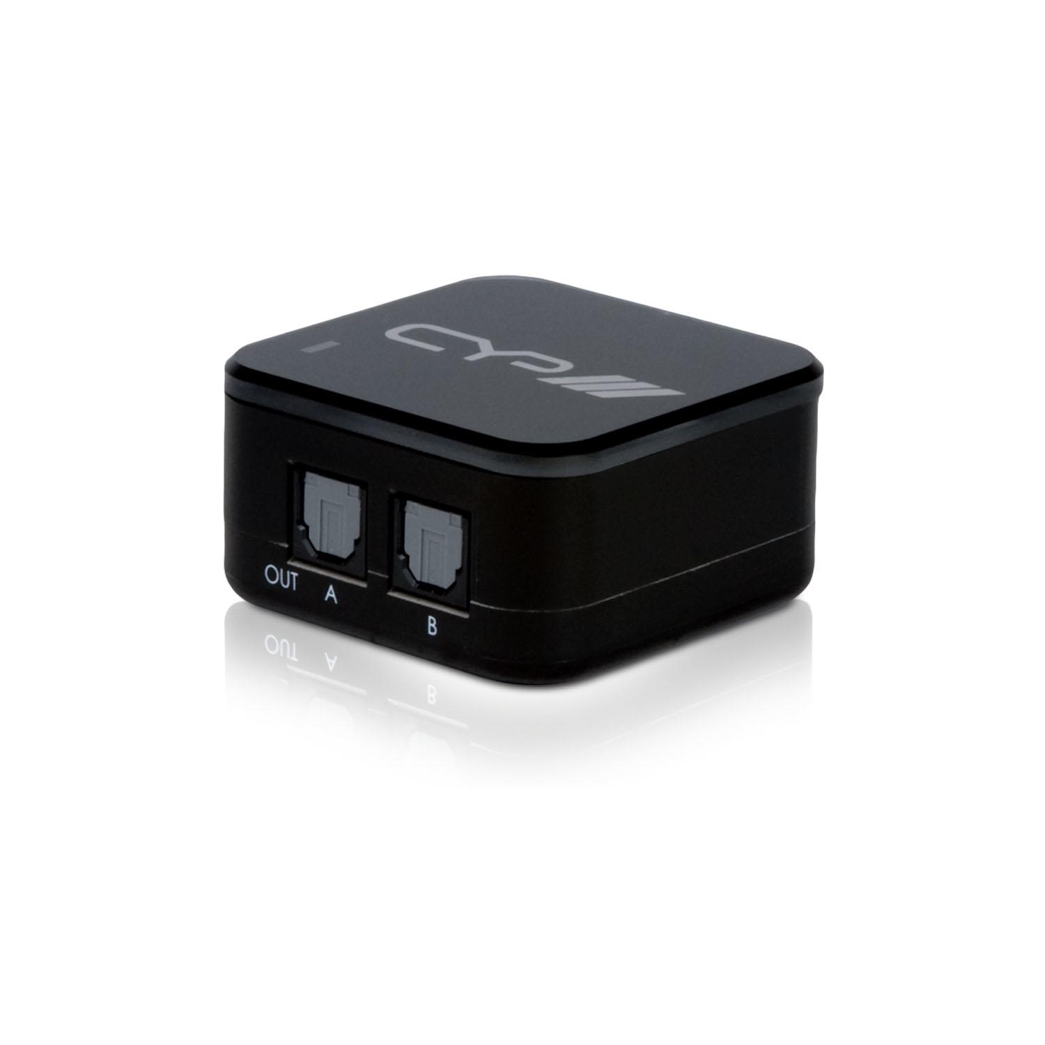 AU-D12 – 2-Way Digital Optical Audio Splitter