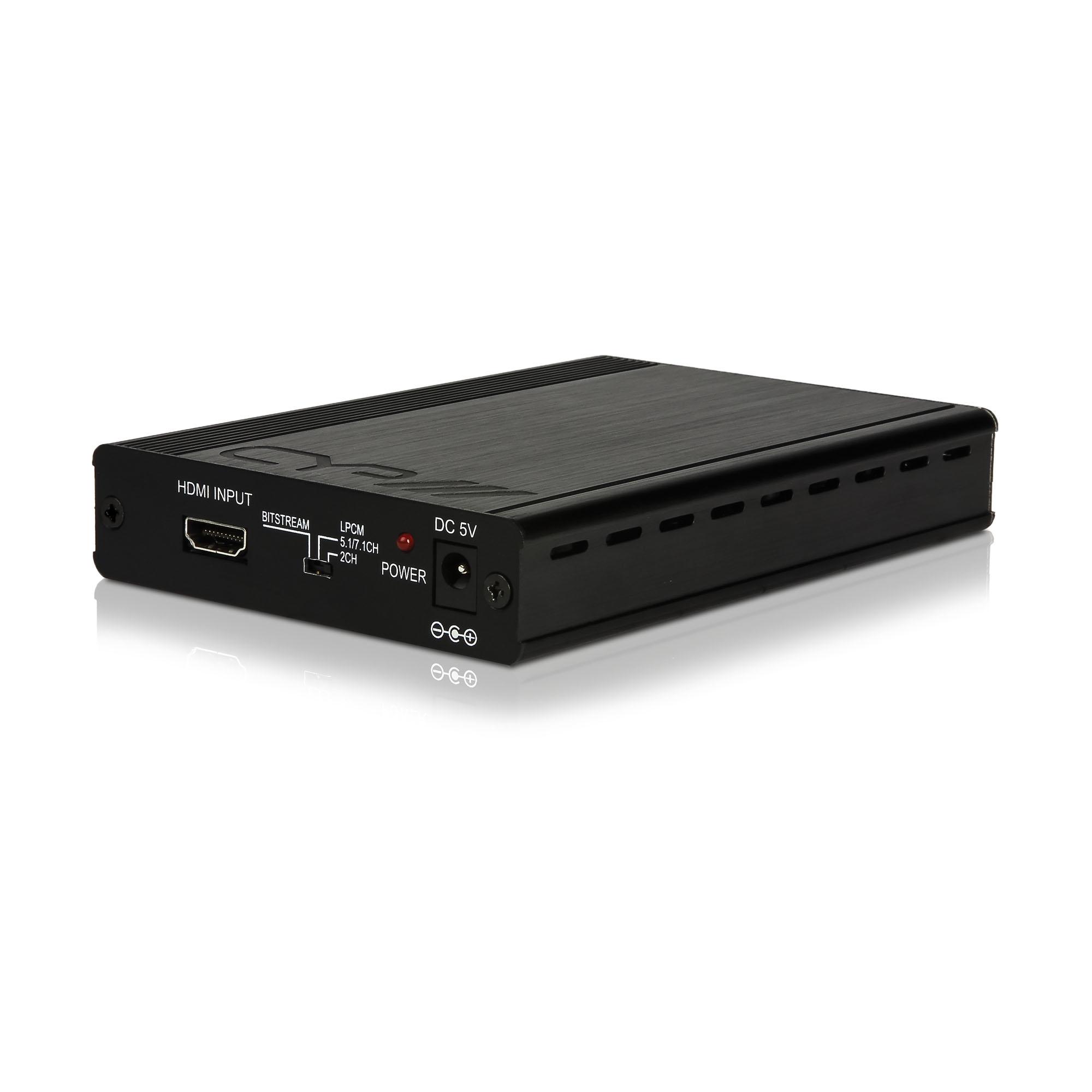 AU-11SA HDMI Audio De-embedder (7.1) with Built-in Repeater