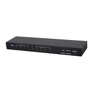 QU-8MS 1 to 8 HDMI Distribution Amplifier with System Reset image 1