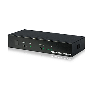 EL-41HP-4K22 – 4-Way Advanced Full 4K HDMI Switcher with Web GUI and Local IR image 1