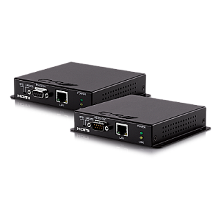 PUV-1510-KIT HDBaseT1 Transmitter & Receiver Kit with LAN & PoH image 1