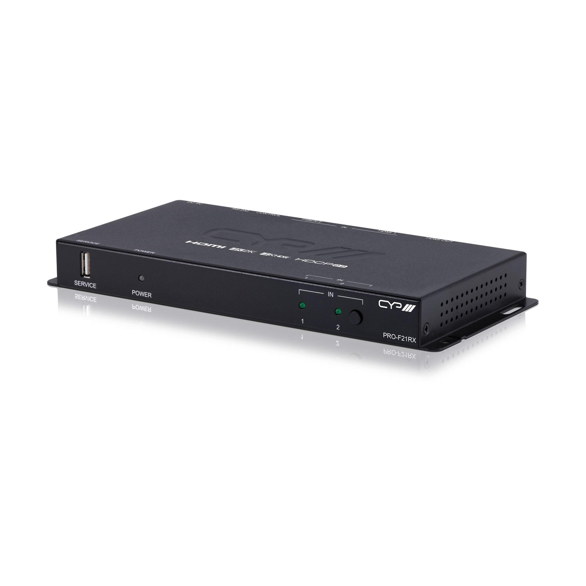 PRO-F21RX – 4K UHD HDMI over Fiber Receiver
