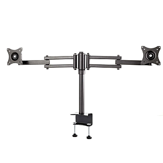 SV06 Desk mount with arm for two 19"-32" monitors image 1