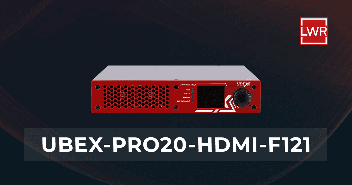 UBEX-PRO20-HDMI-F121 RED 2xSM