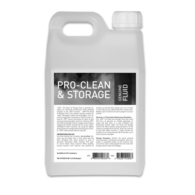 Pro-Clean and Storage Fluid