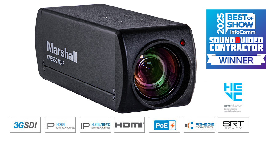 CV355-27X-IP HD60 27x with IP (HEVC) & 3GSDI