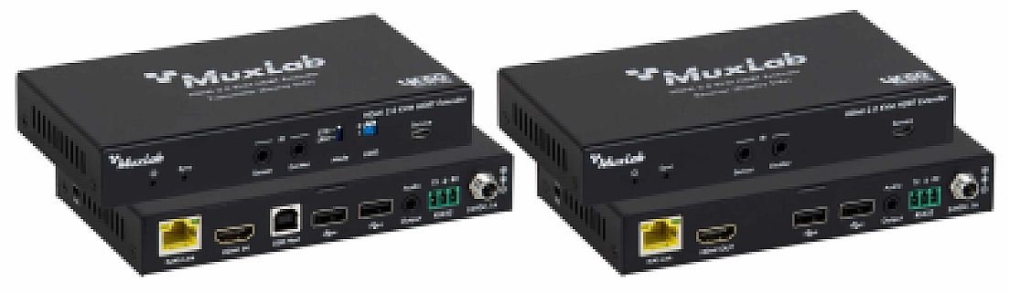 HDMI 2.0 KVM HDBT Extender Kit, 100m image 1