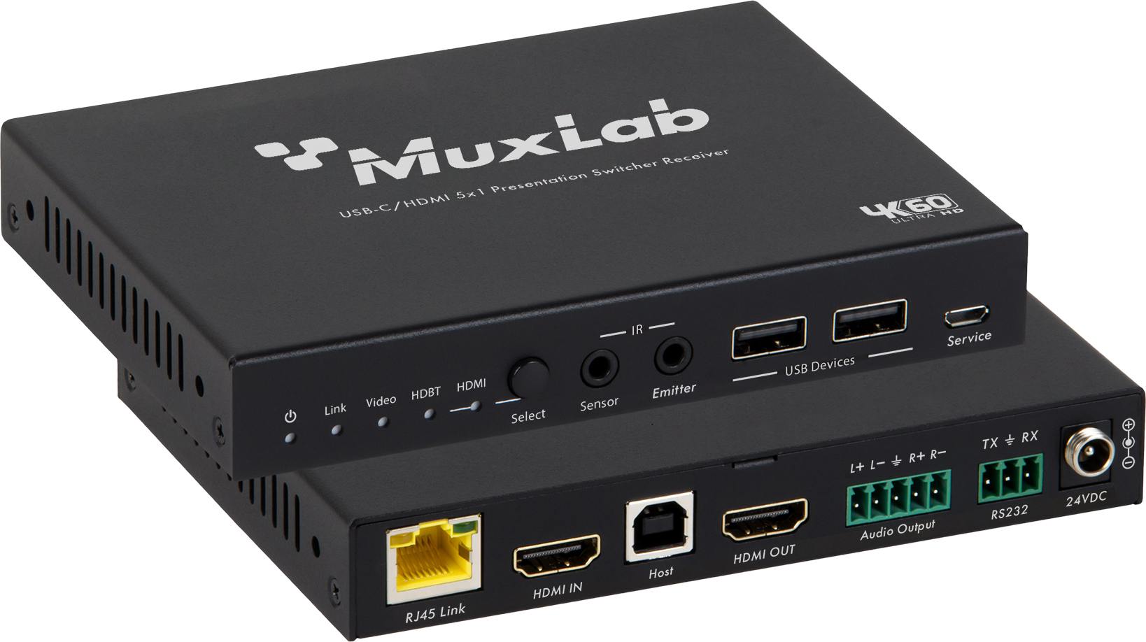 USB-C/HDMI 5×1 Presentation Switcher W/Dante