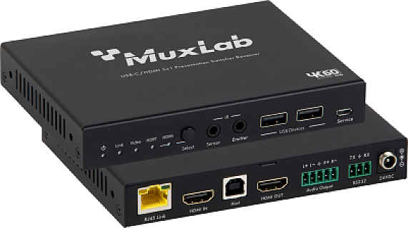 USB-C/HDMI 5×1 Presentation Switcher W/Dante image 1