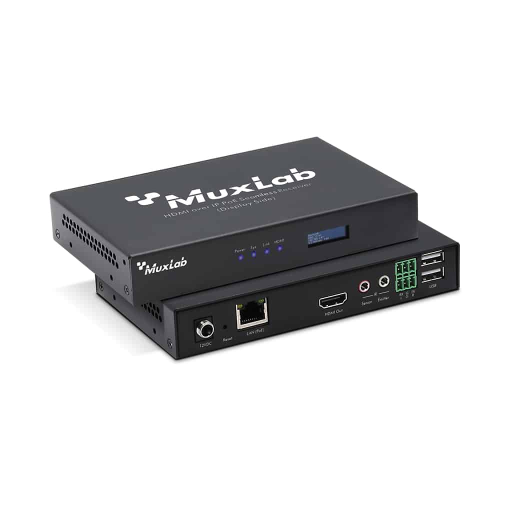 HDMI over IP PoE Seamless Receiver, 1080P