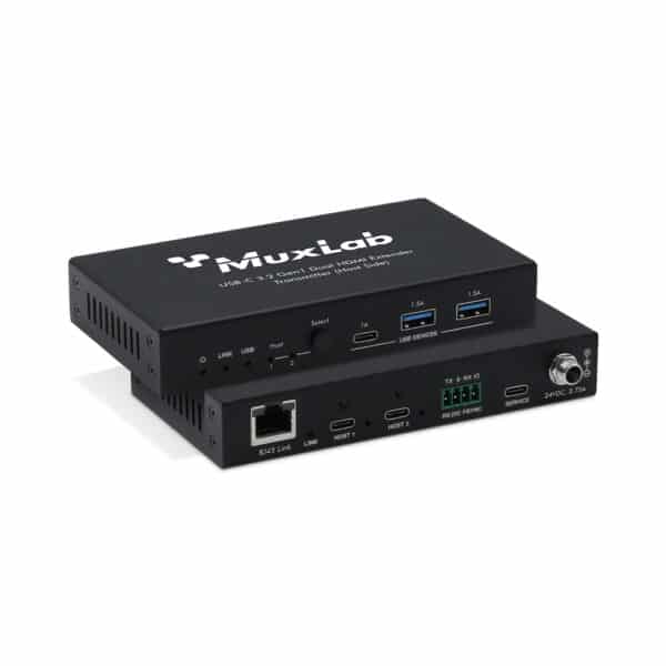 USB-C 3.2 Gen1 Dual HDMI Extender Kit, 100m