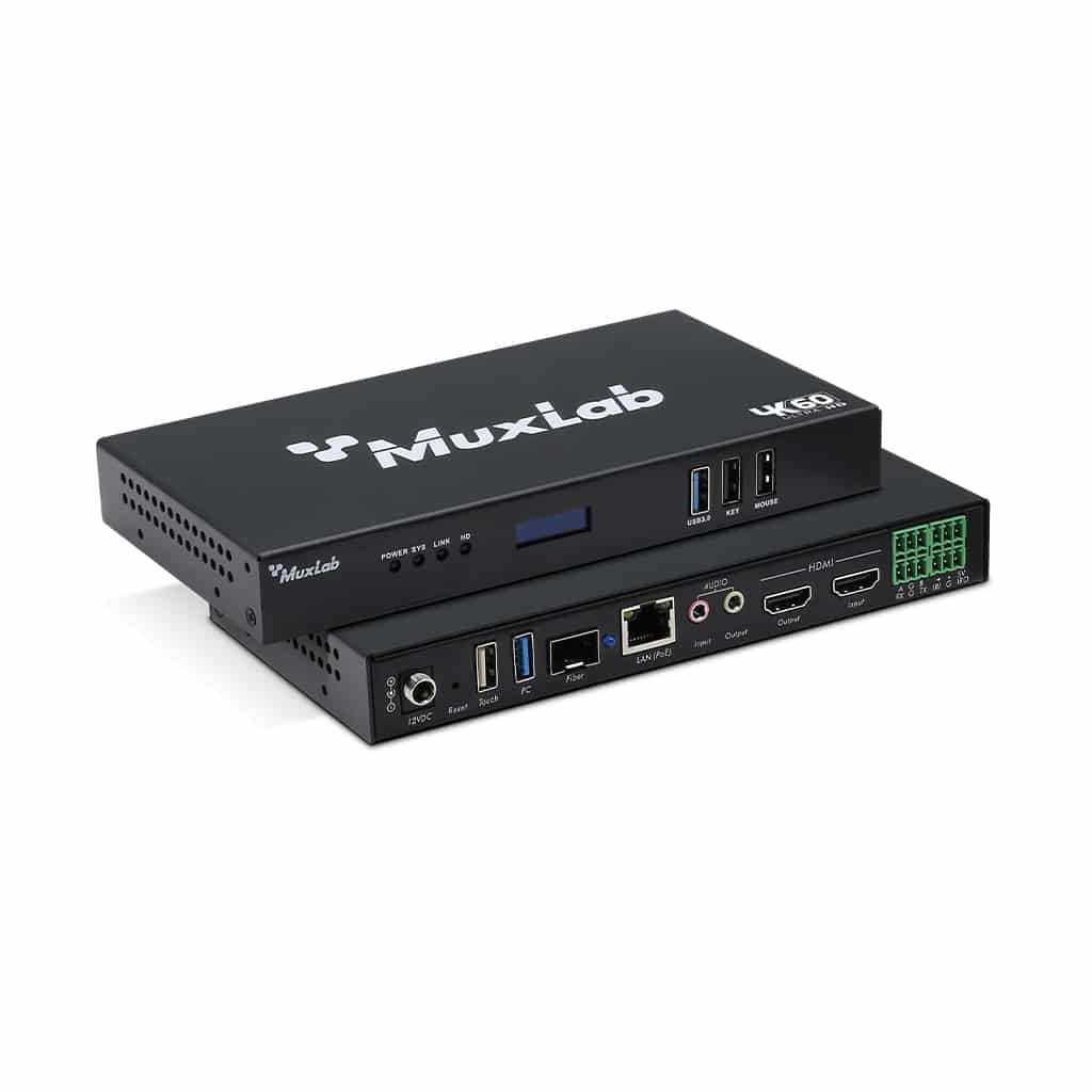 HDMI over IP PoE Workstation Transceiver, 4K60