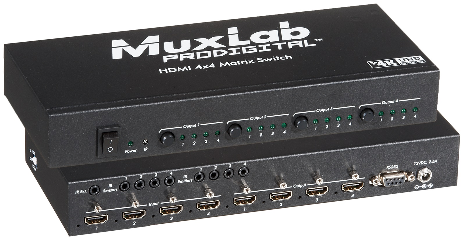 4x4 HDMI Matrix Switch, 4K/60